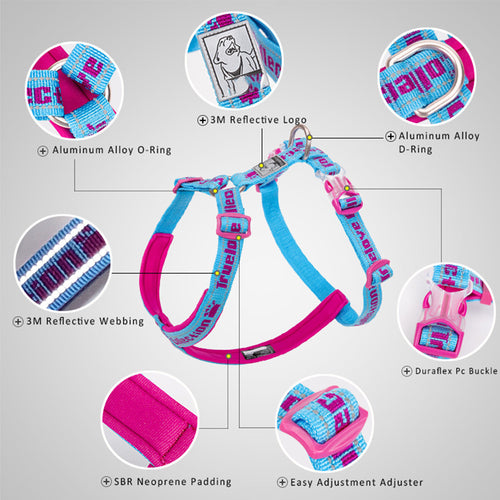 Comfy No-Pull Dog Harness: Reflective, Tactical Design
