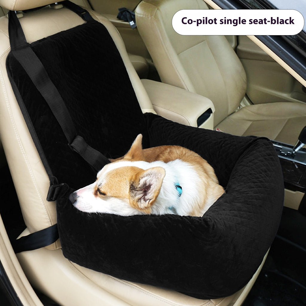 Cozy Car Seat Bed for Happy Pet Adventures