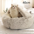 Snuggly 2-in-1 Winter Pet House Bed