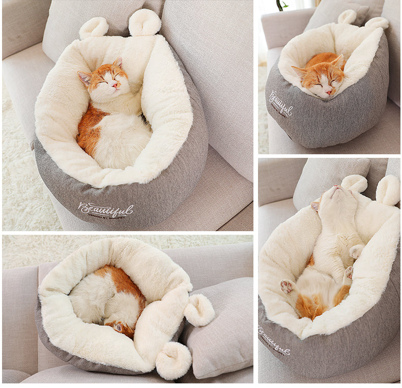 Plush Warming Pet Dream Bed