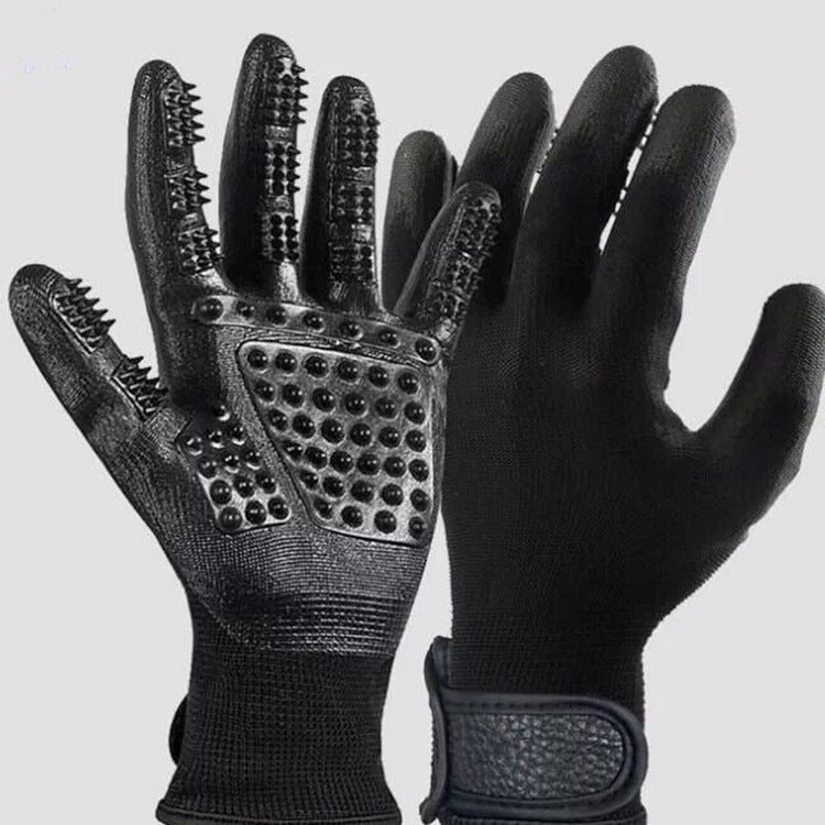 Easy Shedding Solution with Soft Pet Glove