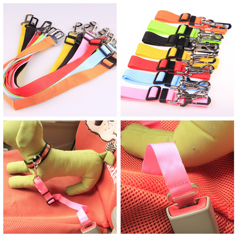 Safe Travels: Polyester Dog Car Strap for Worry-Free Rides