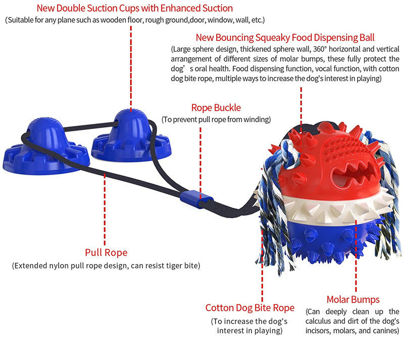 Playful Indestructible Toy for Strong Pals
