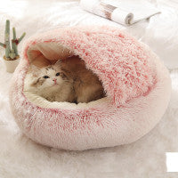 Snuggly 2-in-1 Winter Pet House Bed