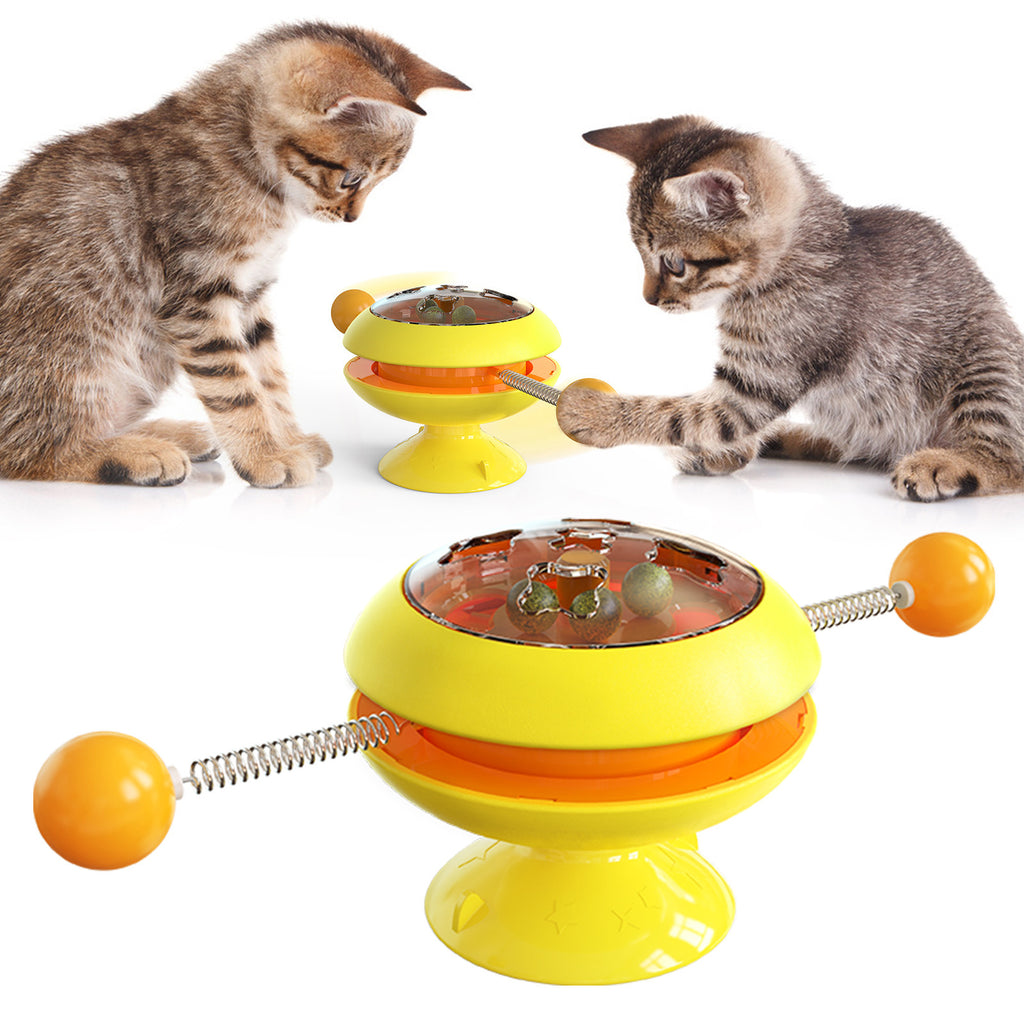 Spin & Play Catnip Toy Your Kitty Will Love