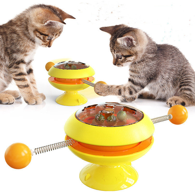 Spin & Play Catnip Toy Your Kitty Will Love