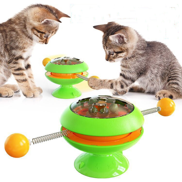 Spin & Play Catnip Toy Your Kitty Will Love
