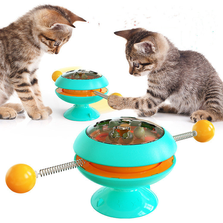 Spin & Play Catnip Toy Your Kitty Will Love