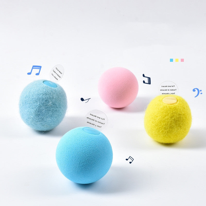 Fun Interactive Cat Toy Ball with Catnip Magic