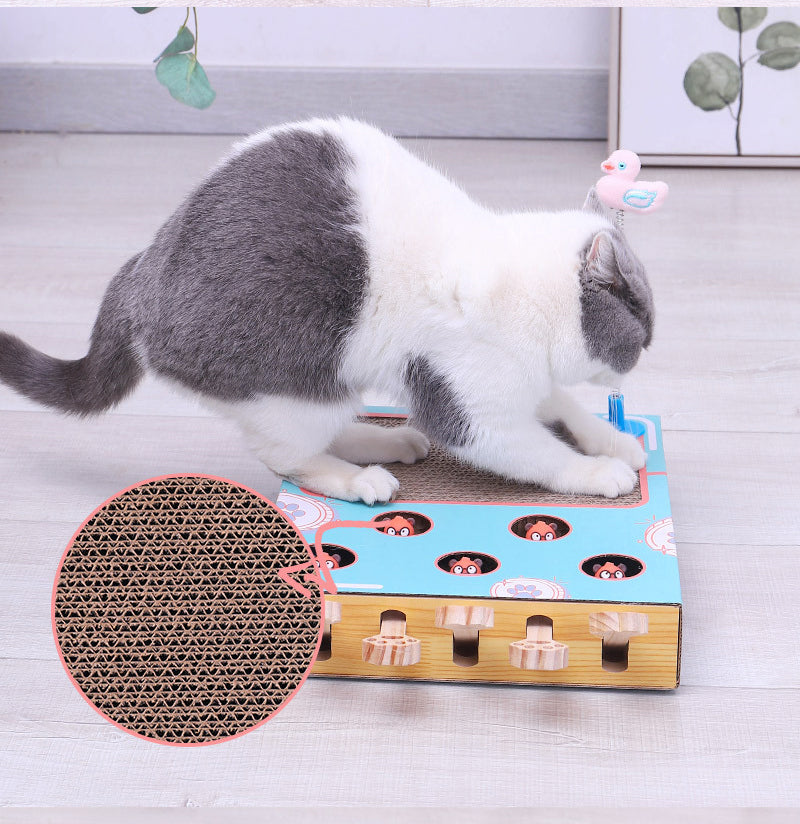Pounce & Giggle: Whack-a-Mole Cat Teaser Fun