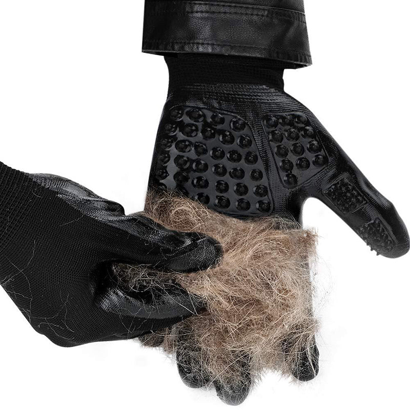 Easy Shedding Solution with Soft Pet Glove