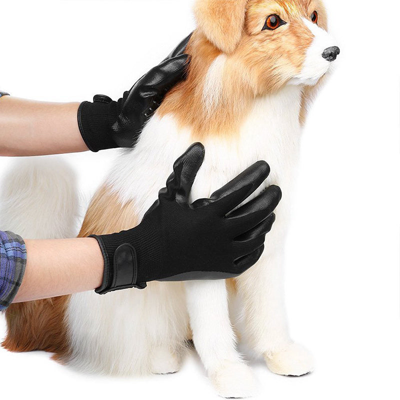 Easy Shedding Solution with Soft Pet Glove