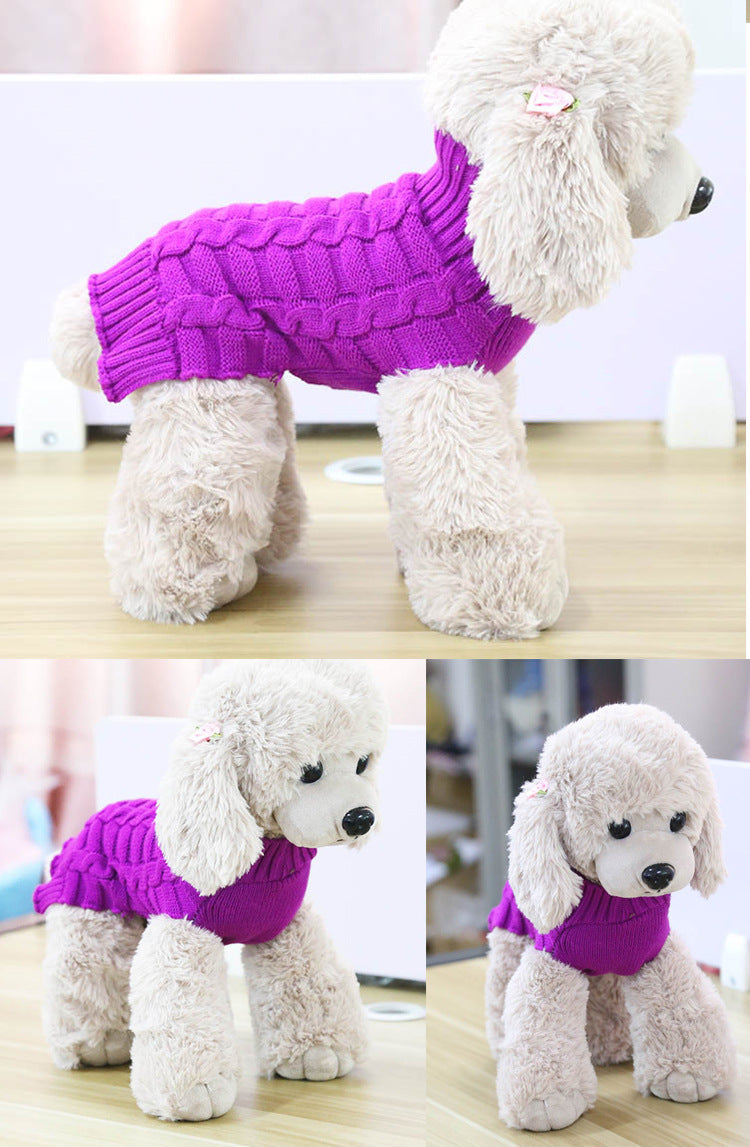 Cozy Cashmere Pet Sweater for Happy Dogs