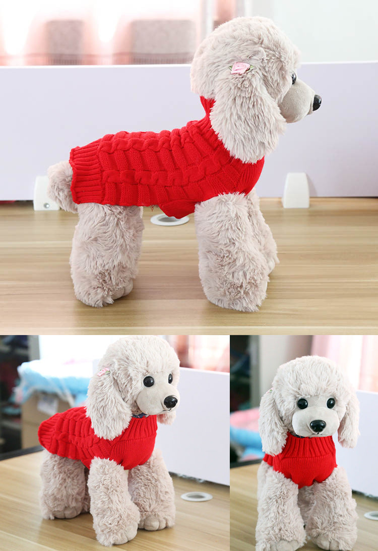 Cozy Cashmere Pet Sweater for Happy Dogs
