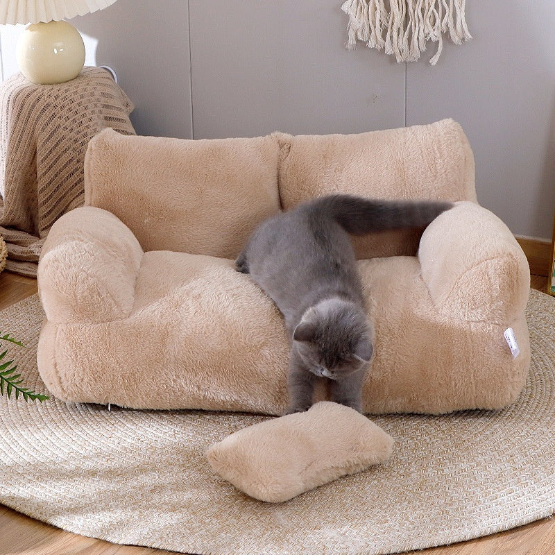 Cozy Plush Pet Bed for Snuggles
