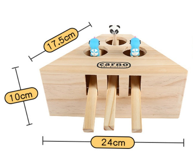 Interactive Wooden Toys for Kittens, Cats & Hamster
