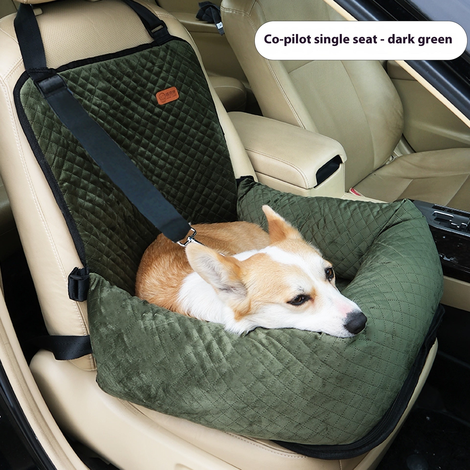 Cozy Car Seat Bed for Happy Pet Adventures