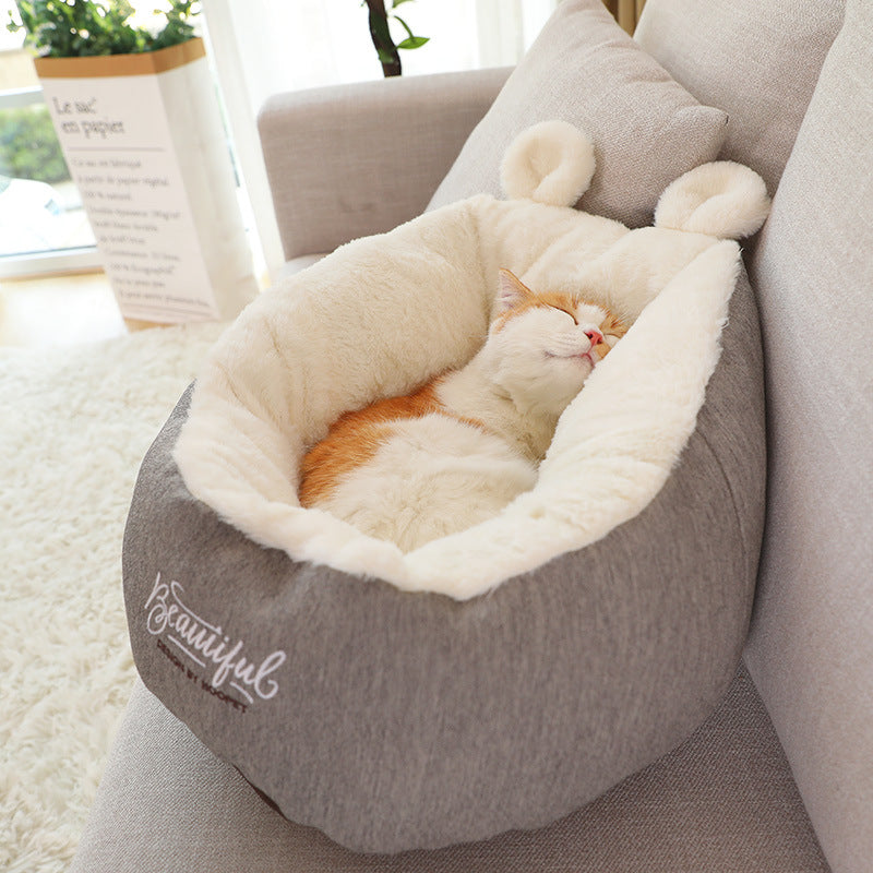 Plush Warming Pet Dream Bed