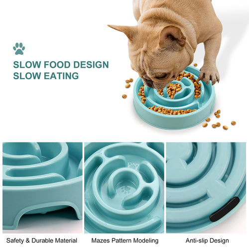 Anti-Choke Magic: Fun Silicone Slow Feeder Delight