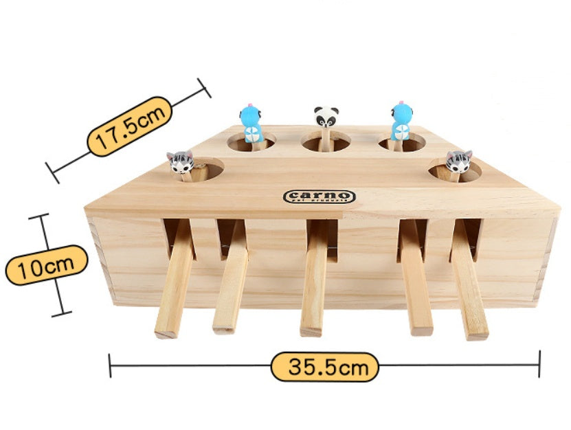 Interactive Wooden Toys for Kittens, Cats & Hamster
