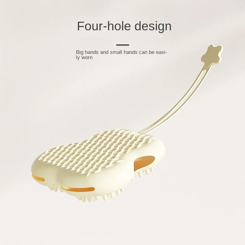 Comfy Pet Bathing Gloves: Silicone Grooming Fun