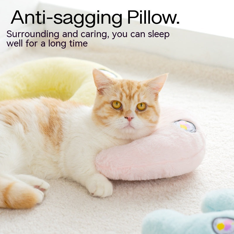 Ultimate Snuggle U-Shaped Cat Pillow