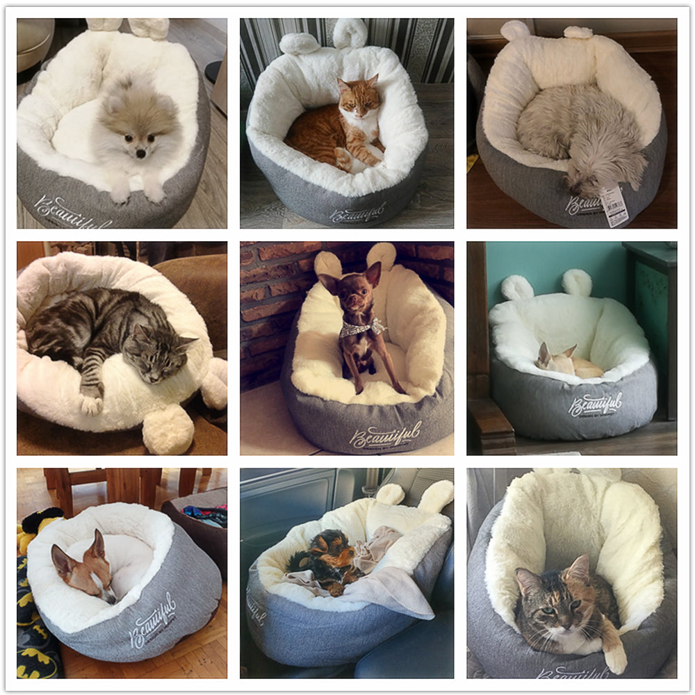 Plush Warming Pet Dream Bed