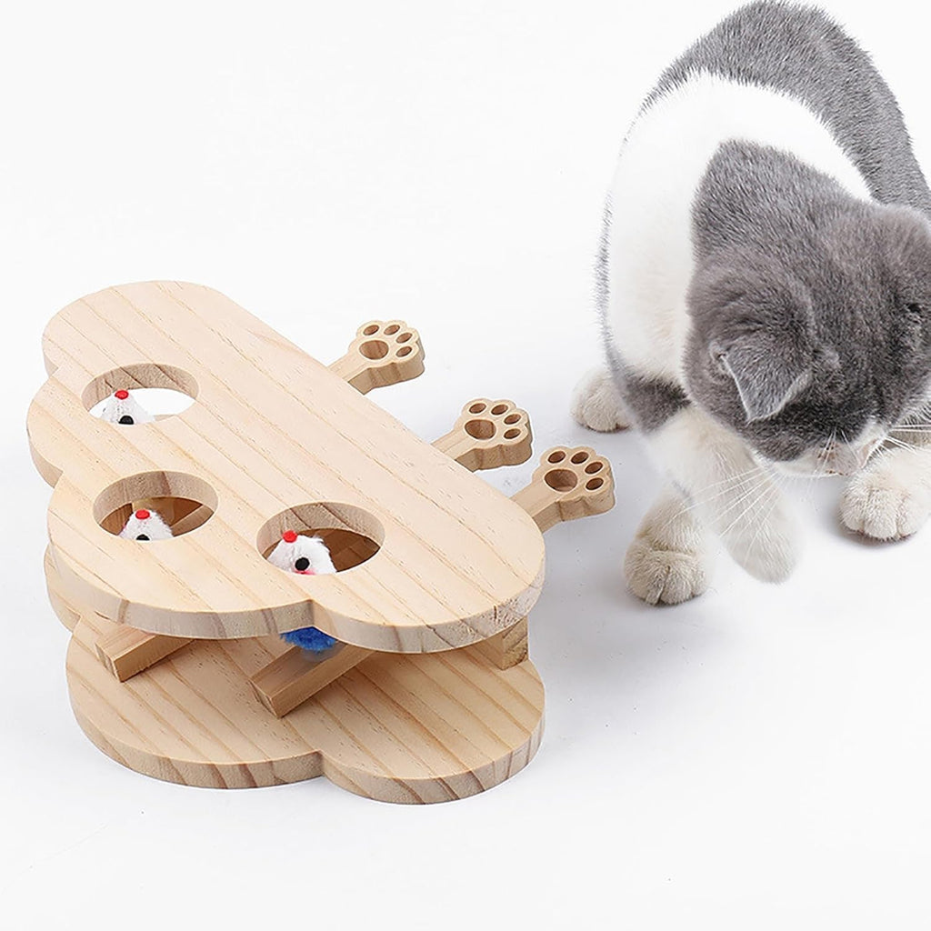 Pounce & Play: Whack-a-Mole Cat Scratcher Fun