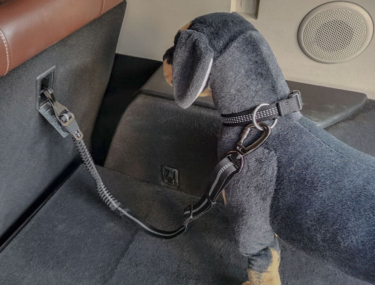 Keep Your Pup Safe: Reflective Retractable Dog Car Seat Belt
