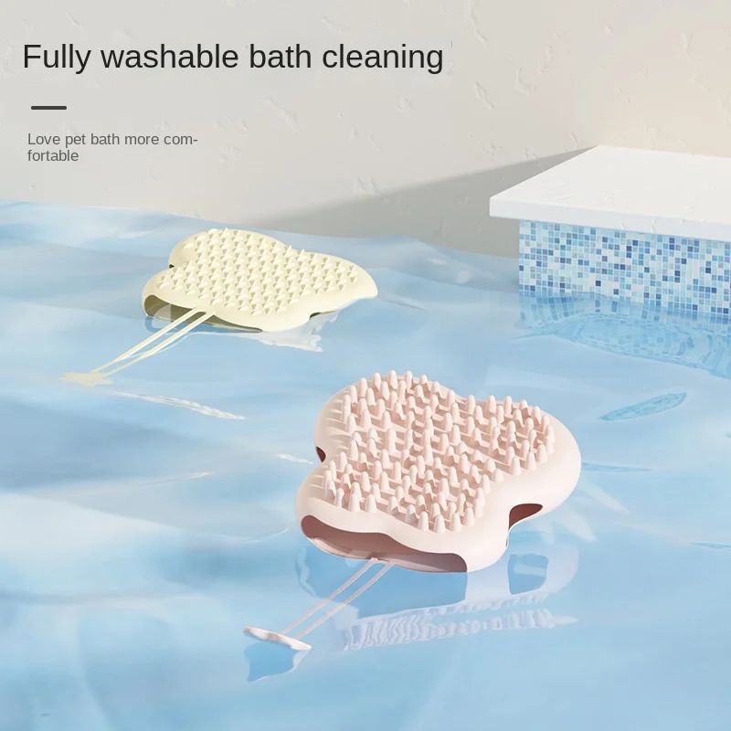 Comfy Pet Bathing Gloves: Silicone Grooming Fun