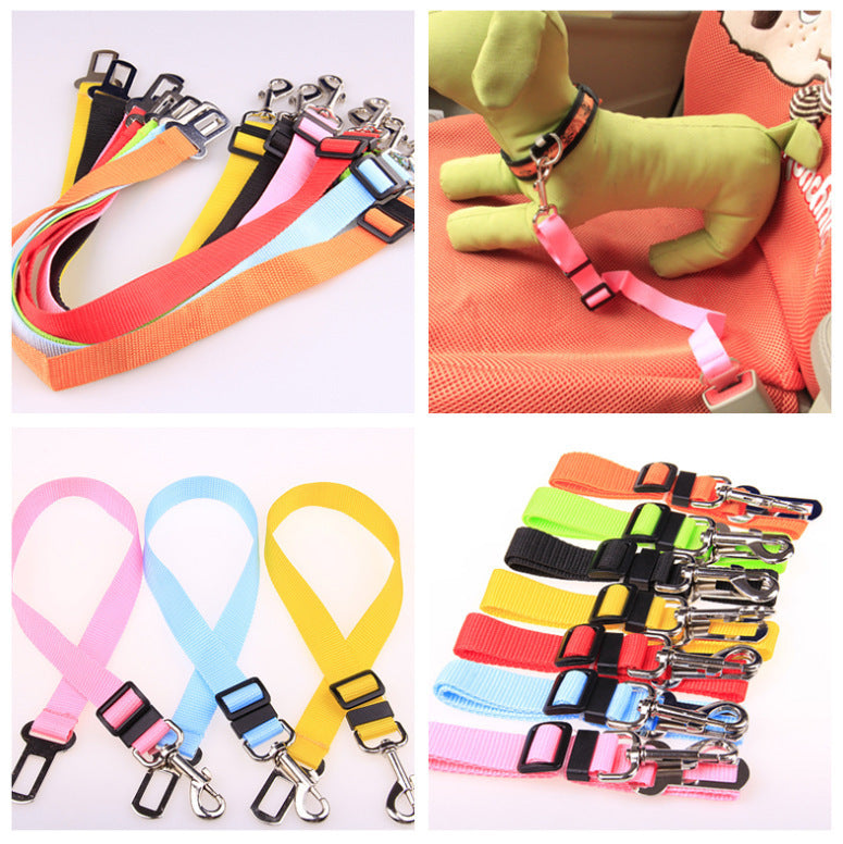 Safe Travels: Polyester Dog Car Strap for Worry-Free Rides