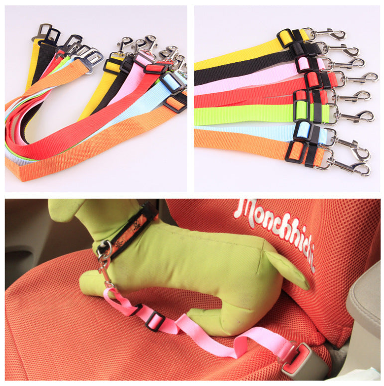 Safe Travels: Polyester Dog Car Strap for Worry-Free Rides