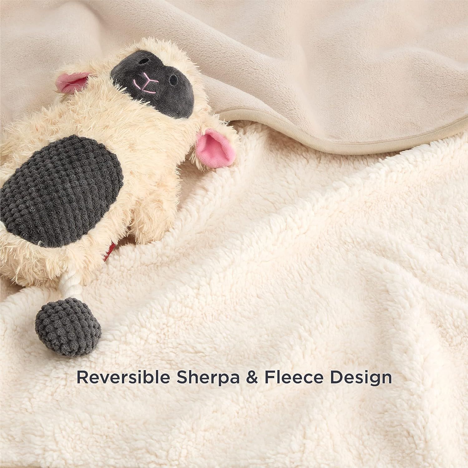 Snuggly Thick Sherpa Pet Blanket – Couch-Safe Magic