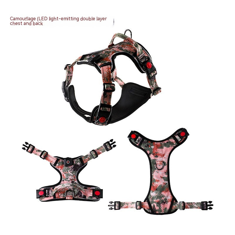 Bright LED Chest Strap – Your Pet's Nighttime Superpower