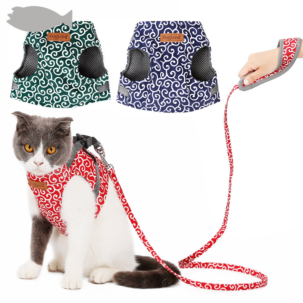 Cozy Cat Vest Harness with Gentle Traction Leash