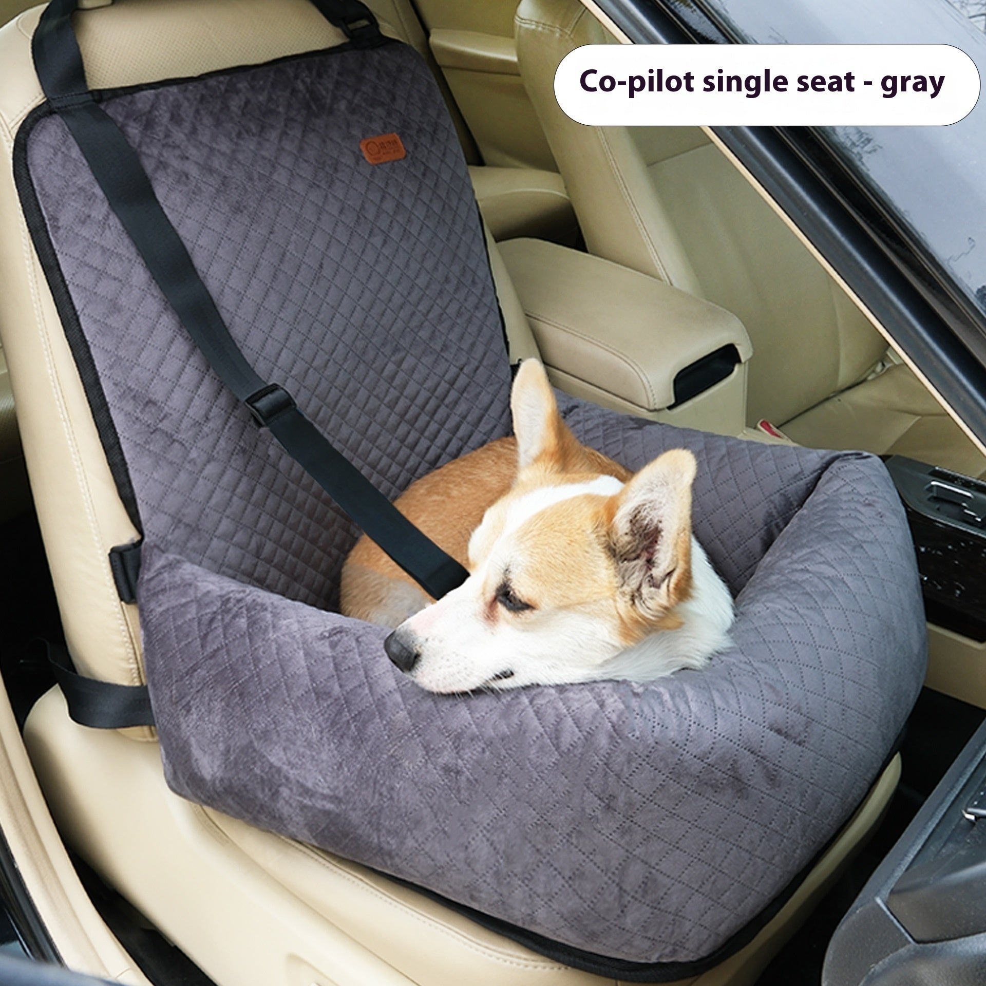 Cozy Car Seat Bed for Happy Pet Adventures