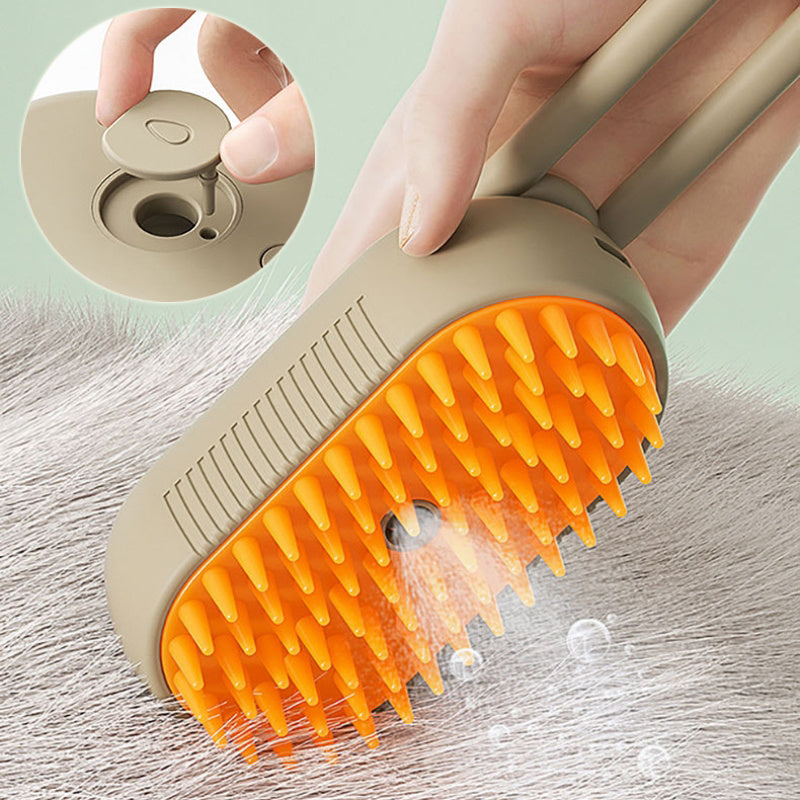 Wag-Worthy 3-in-1 Steam Brush for Happy Pet Hugs