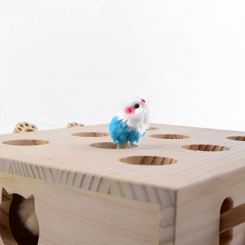Giggle-Worthy Catnip Whac-A-Mole on Solid Wood