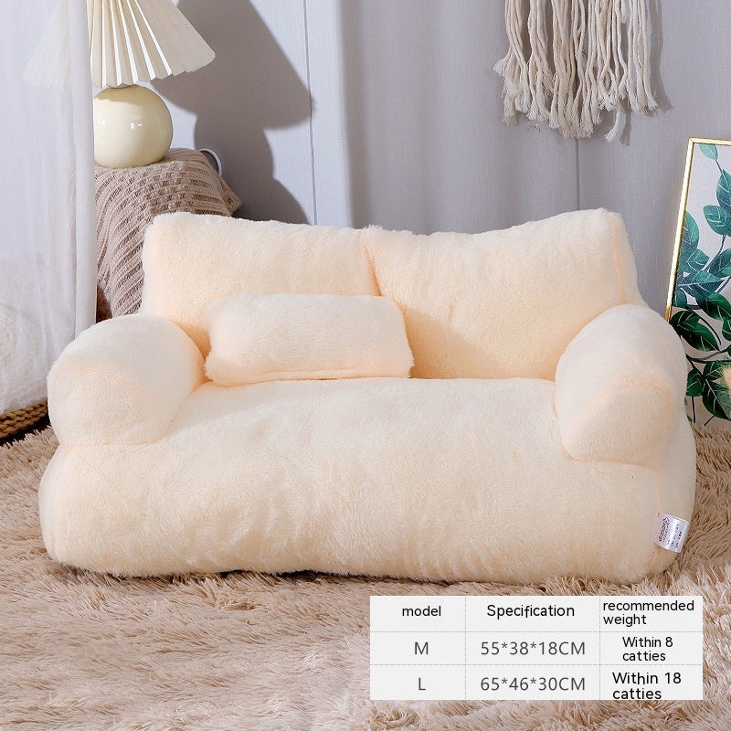 Cozy Plush Pet Bed for Snuggles