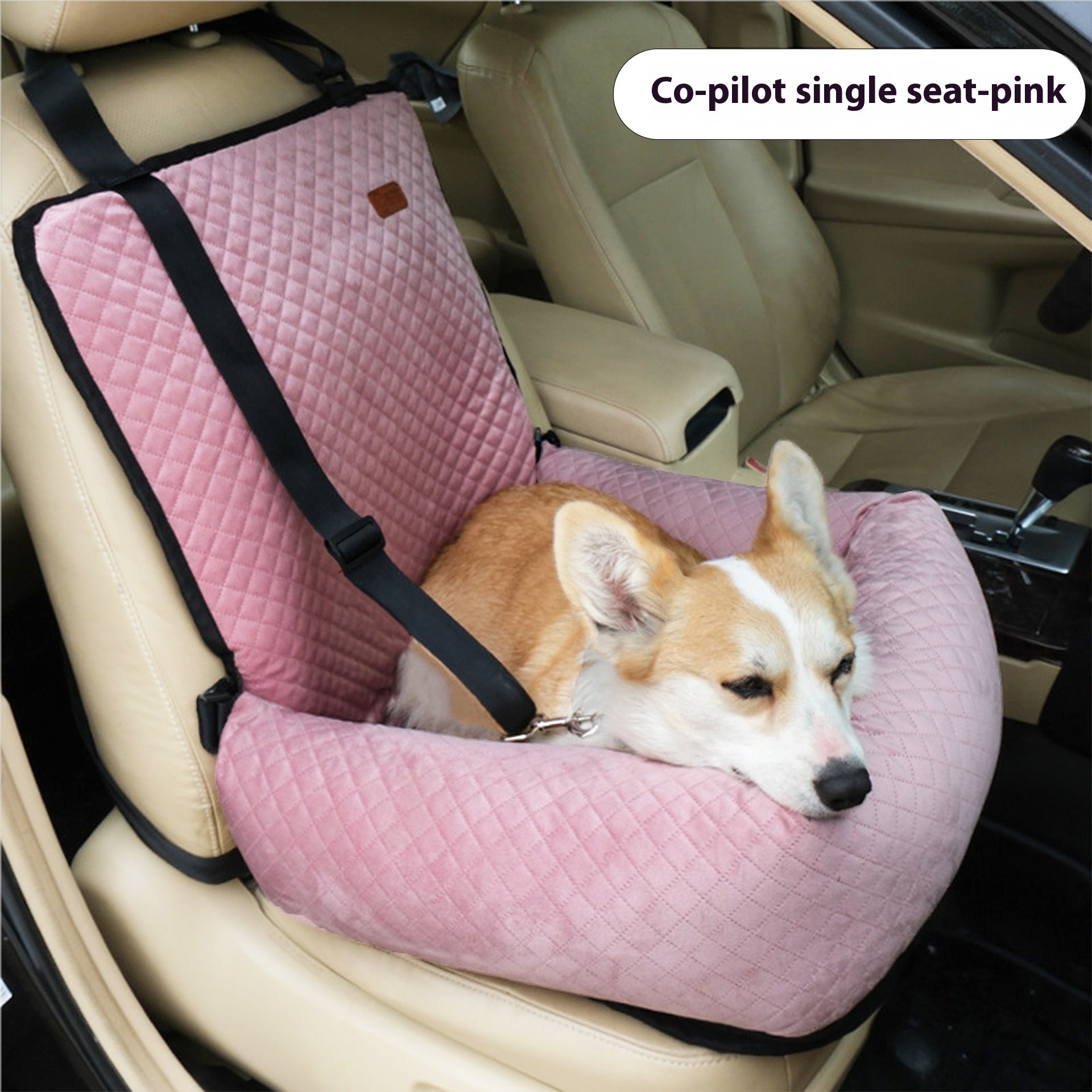 Cozy Car Seat Bed for Happy Pet Adventures