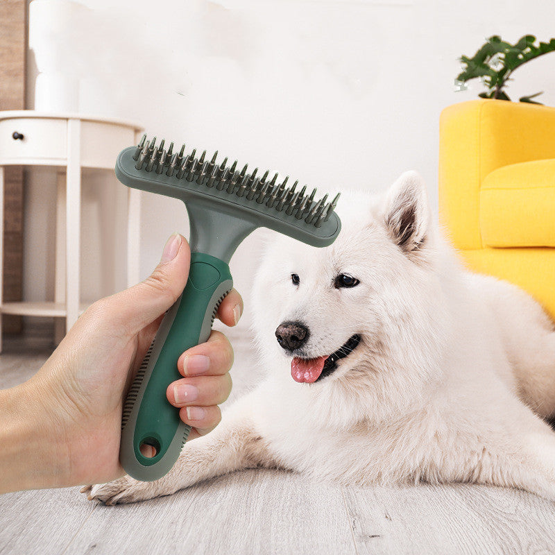 Gentle Double Row Pet Grooming Comb