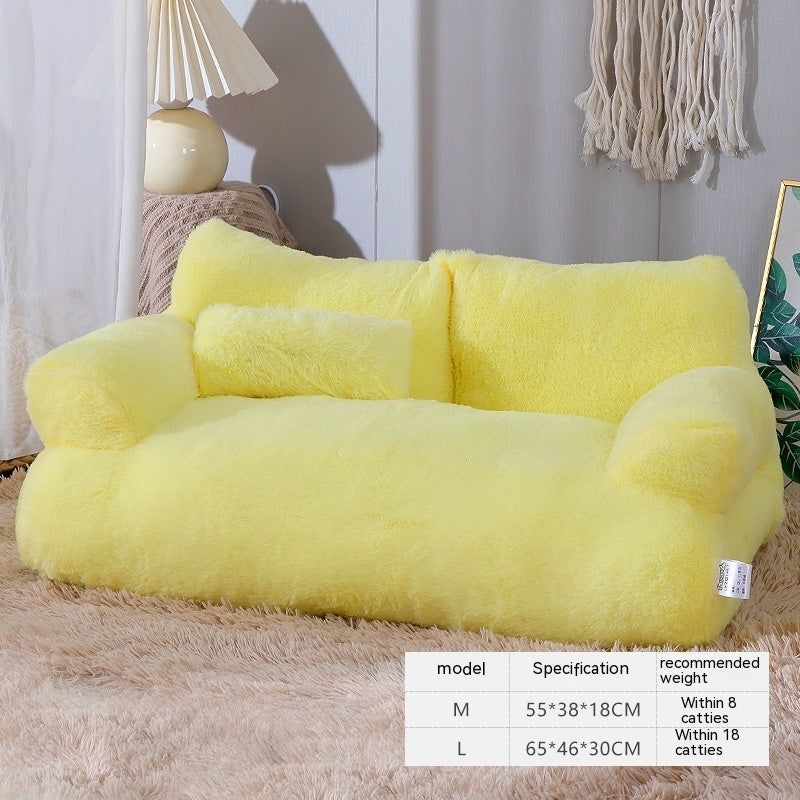 Cozy Plush Pet Bed for Snuggles