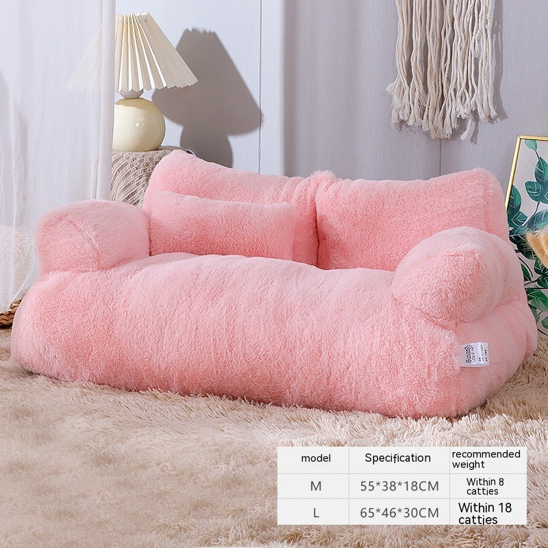 Cozy Plush Pet Bed for Snuggles