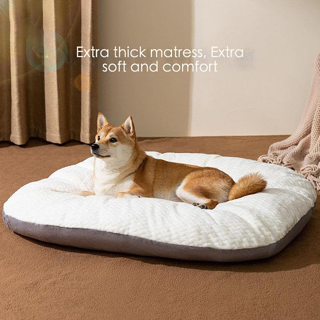 Cozy Oval Cushion: Perfect Large Dog Crate Bed