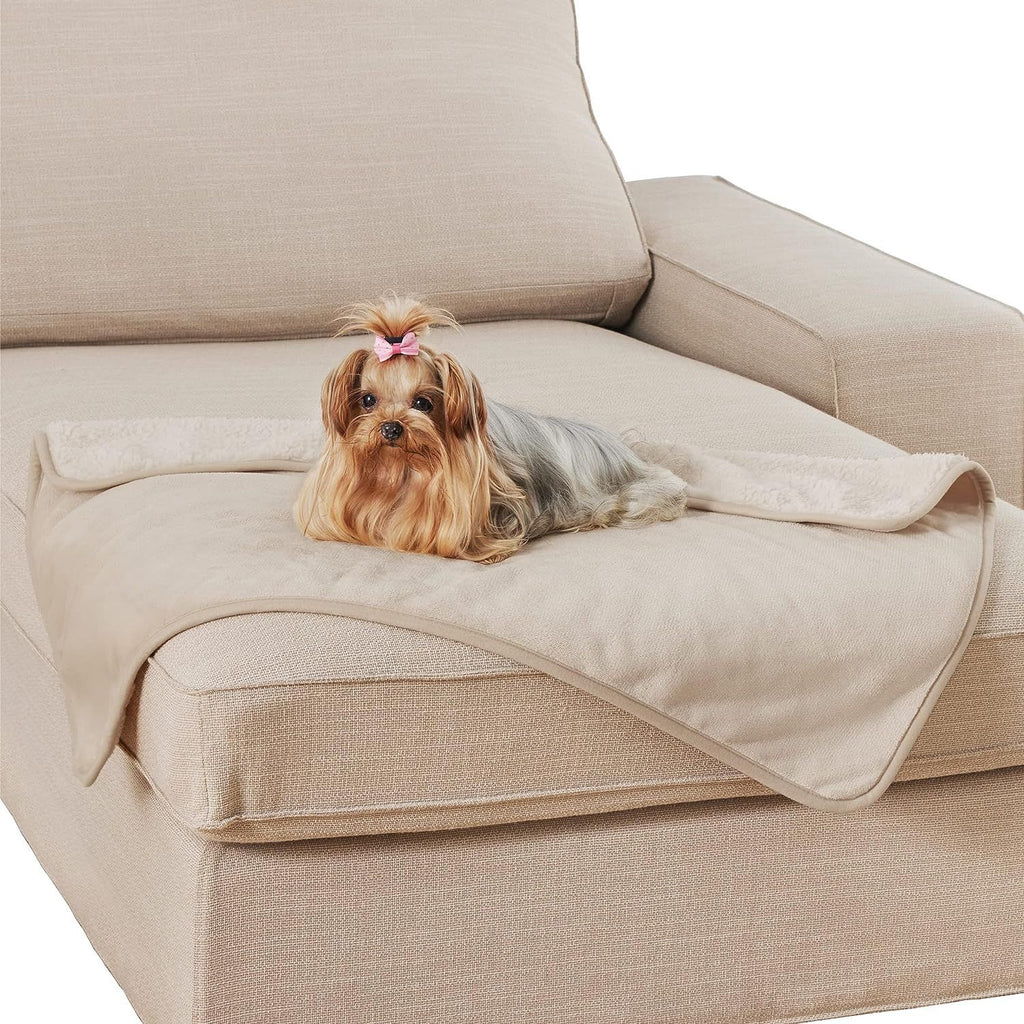 Snuggly Thick Sherpa Pet Blanket – Couch-Safe Magic