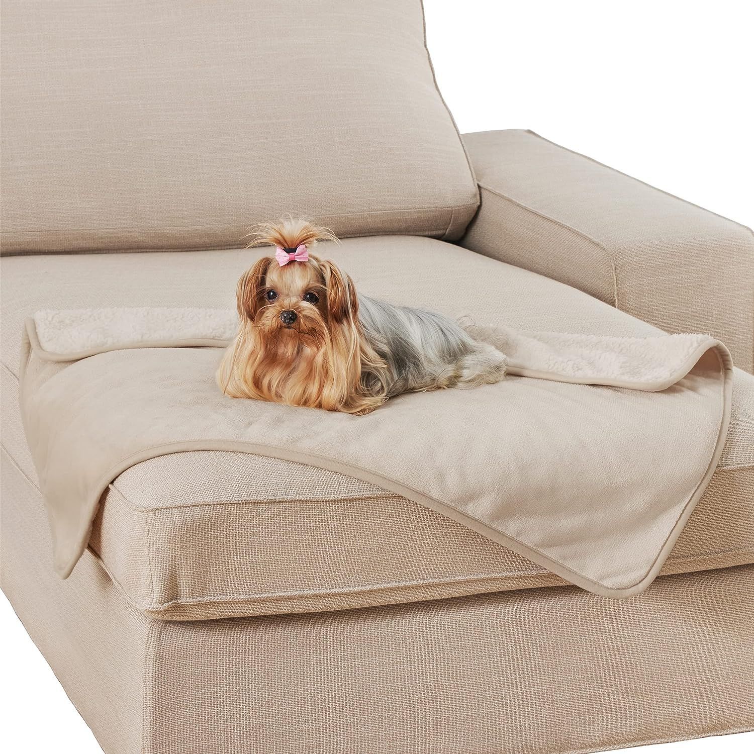 Snuggly Thick Sherpa Pet Blanket – Couch-Safe Magic