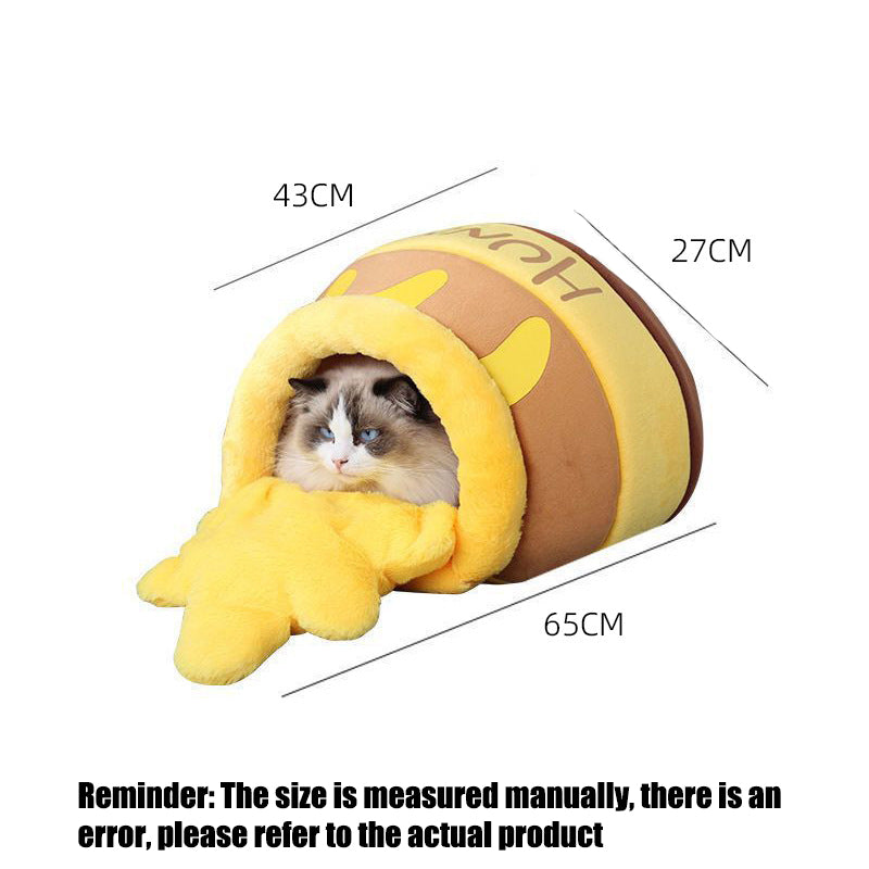 Cozy Dreams for Your Cat – Honey Pot Cat Bed