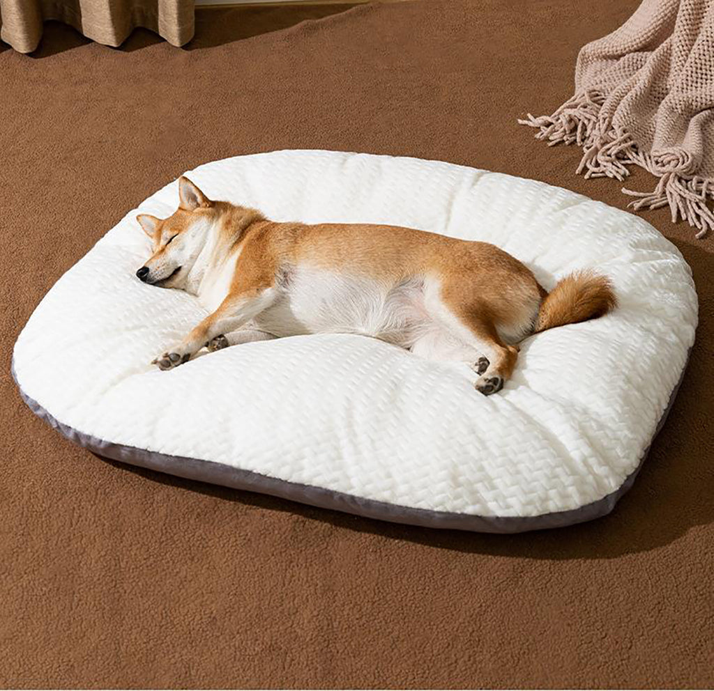 Cozy Oval Cushion: Perfect Large Dog Crate Bed