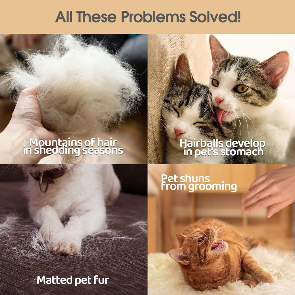 Effortless Shedding Solution: Comfortable Grooming Mitts for Pets