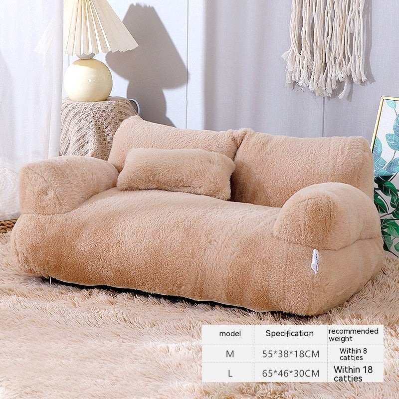 Cozy Plush Pet Bed for Snuggles